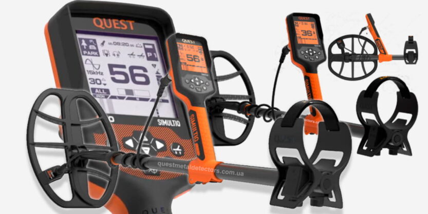 Нові металошукачі Quest S30, S40, S50 з технологією SimultiQ
